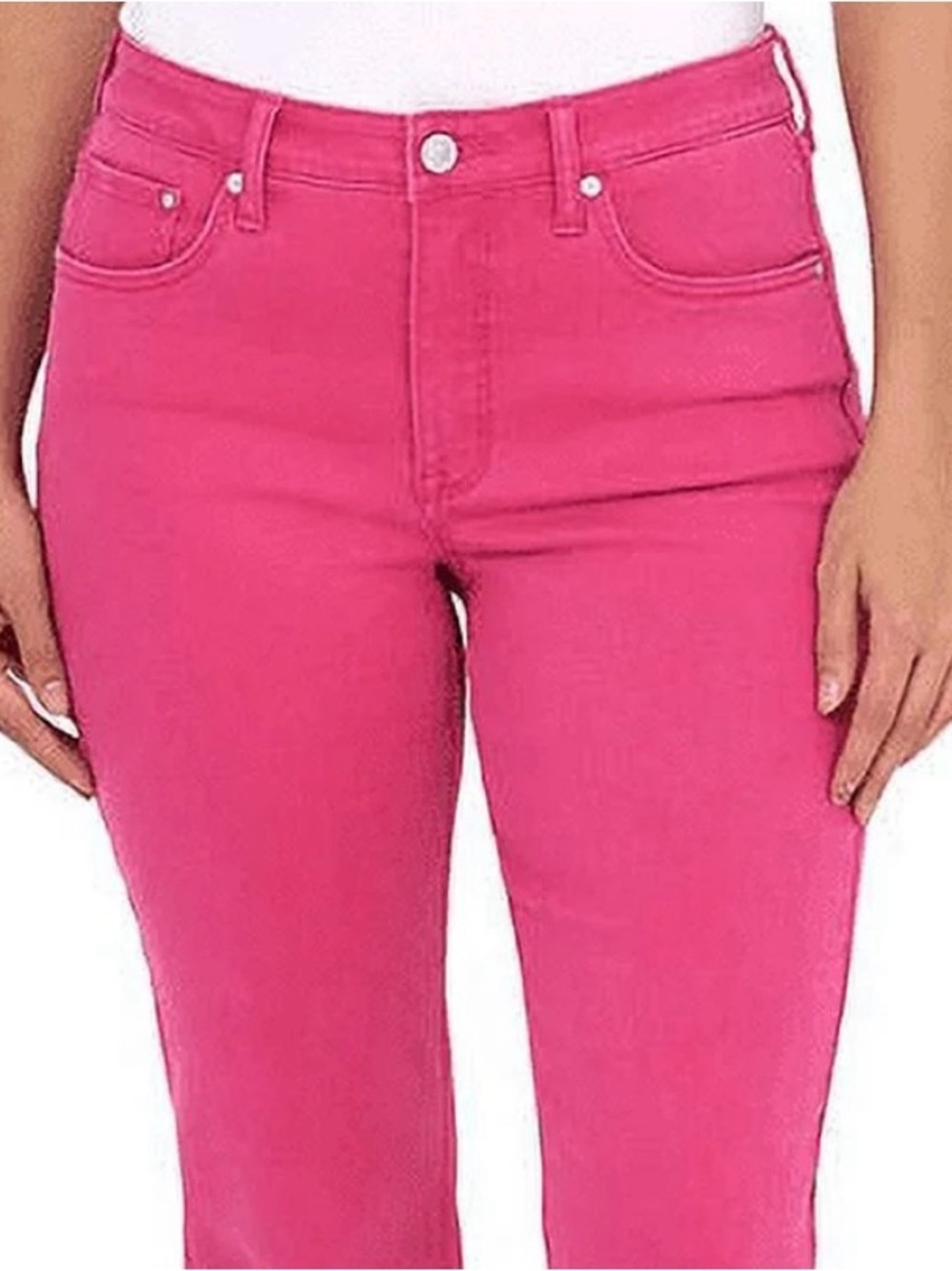 NWT- Seven7 Pink high-rise STRAIGHT Jeans